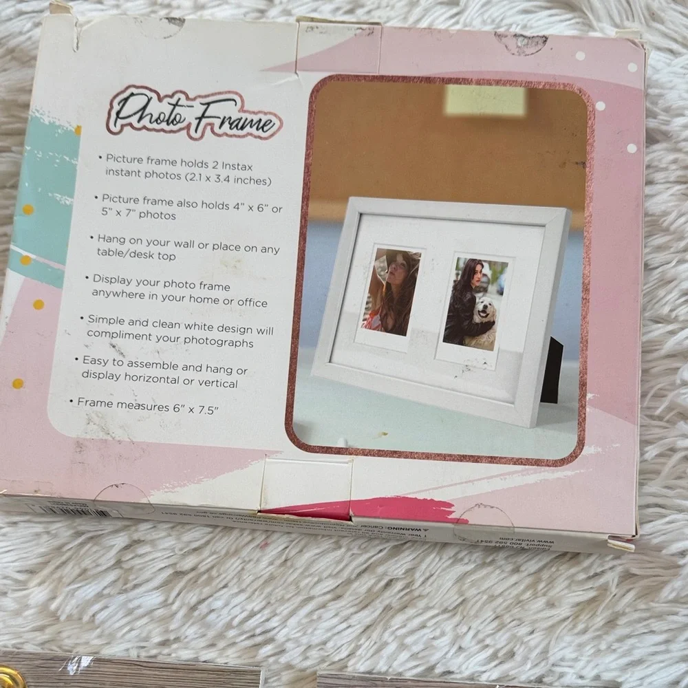 NEW Picture/Photo Frames: 2 Clip Frames, Mini and Instax Polaroid Double Frame